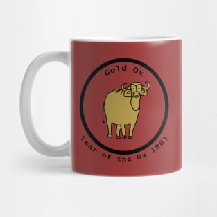 Born 1961 Year of the Gold Ox Mug